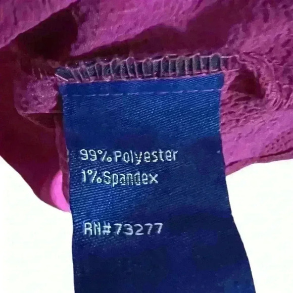 🟣Apt. 9 Ruffle One Shoulder Top Fuchsia Medium - Picture 4 of 5